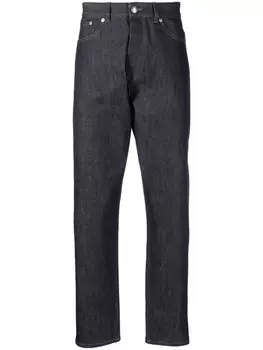 Прямые джинсы Maison Kitsun, синий