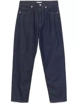 Прямые джинсы Maison Kitsun, синий