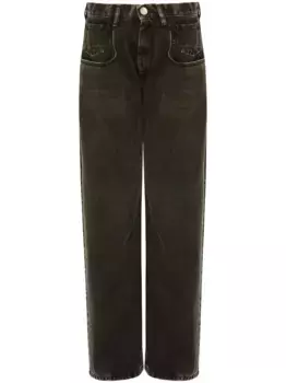 Прямые джинсы MAISON MARGIELA, черный