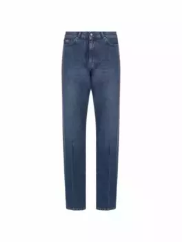 Прямые джинсы Medusa 95 Versace, тёмно-синий