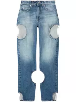 Прямые джинсы Meteor OFF-WHITE, синий