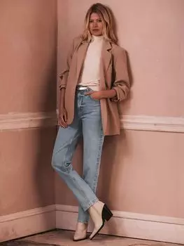 Прямые джинсы Mint Velvet, светло-синий