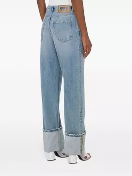 Прямые джинсы MOSCHINO JEANS, синий