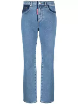 Прямые джинсы MOSCHINO JEANS, синий