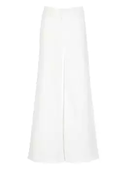 Прямые джинсы MOTHER, белый