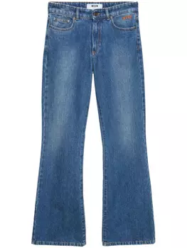 Прямые джинсы MSGM, синий
