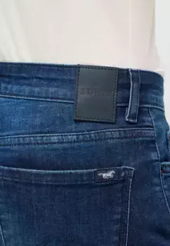 Прямые джинсы MUSTANG "Style Crosby Relaxed Straight", синий