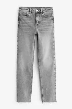 Прямые джинсы Next, серый