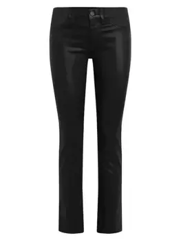 Прямые джинсы Nico для беременных до щиколотки Hudson Jeans, цвет coated black