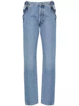 Прямые джинсы Open Hip COPERNI, синий