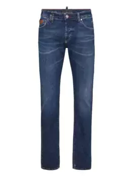 Прямые джинсы Philipp Plein, синий