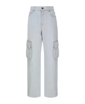 Прямые джинсы Pinko, синий