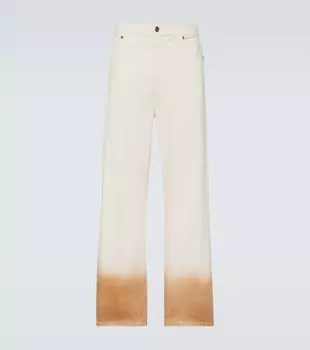 Прямые джинсы ярких оттенков Alanui, мультиколор