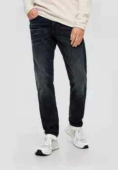 Прямые джинсы QS, темно-синий