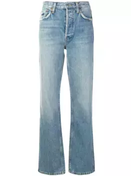 Прямые джинсы RE/DONE, синий