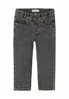 Прямые джинсы REGULAR FIT Lil' Atelier, серый деним