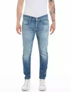 Прямые джинсы Replay "WILLBI", синий