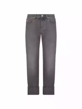 Прямые джинсы Retro Square G Gucci, серый