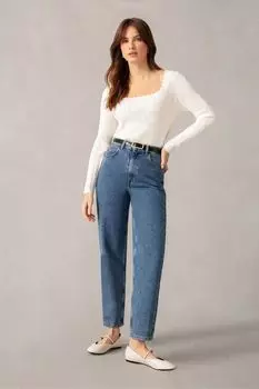 Прямые джинсы Ro&Zo, синий