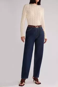 Прямые джинсы Ro&Zo, синий