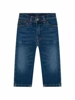 Прямые джинсы с эффектом потертости Ralph Lauren