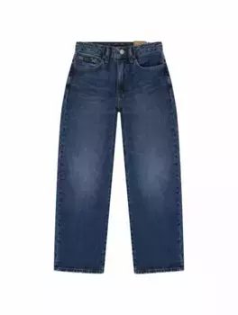Прямые джинсы с эффектом потертости Ralph Lauren, тёмно-синий