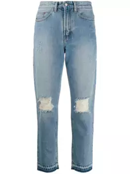 Прямые джинсы с эффектом потертости Zadig&Voltaire, синий