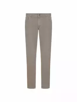 Прямые джинсы с логотипом BARMAS, серый