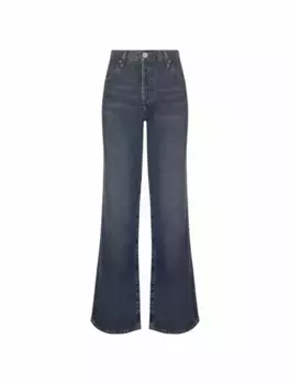 Прямые джинсы с логотипом Citizens Of Humanity, тёмно-синий