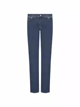 Прямые джинсы с логотипом Marco Pescarolo