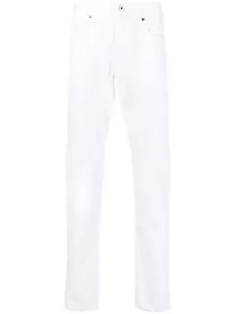 Прямые джинсы с нашивкой-логотипом 14BROS, белый