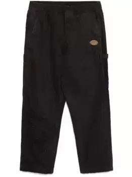Прямые джинсы с нашивкой-логотипом AAPE BY *A BATHING APE, черный