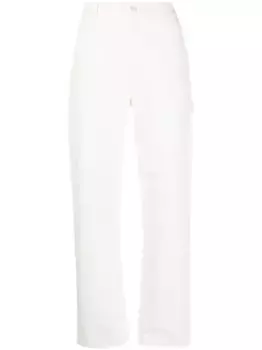 Прямые джинсы с нашивкой-логотипом CARHARTT WIP, нейтральный