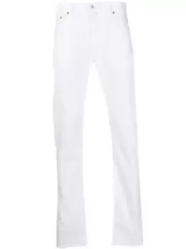 Прямые джинсы с платком JACOB COHEN, белый
