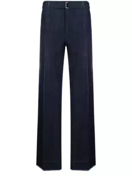 Прямые джинсы с пряжкой Lanvin, синий