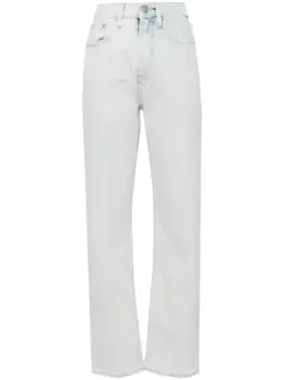 Прямые джинсы с завышенной талией Calvin Klein Jeans, синий