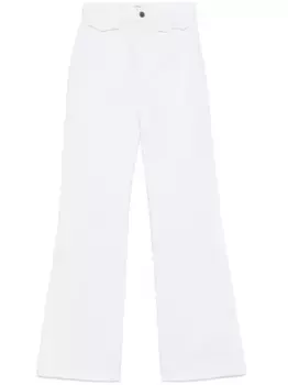 Прямые джинсы с завышенной талией CHLO, белый