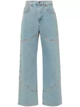 Прямые джинсы с завышенной талией Giuseppe Di Morabito, синий