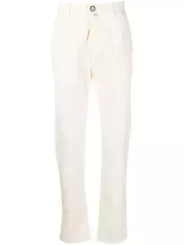 Прямые джинсы с завышенной талией JACOB COHEN, белый
