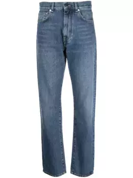 Прямые джинсы с завышенной талией LouLou de Saison, синий