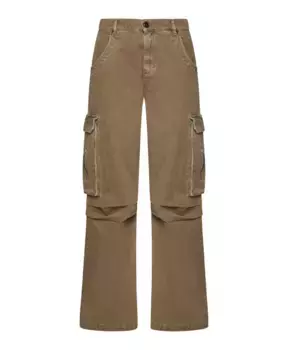 Прямые джинсы Semicouture, коричневый