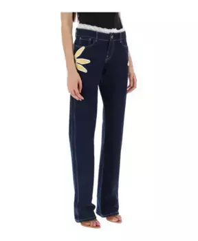 Прямые джинсы Siedrs, синий