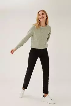 Прямые джинсы Sienna с высокой талией Marks & Spencer, черный