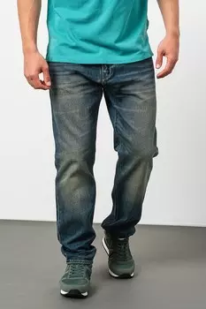 Прямые джинсы со средней посадкой Armani Exchange, синий