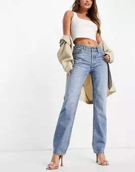 Прямые джинсы со средней посадкой ASOS DESIGN