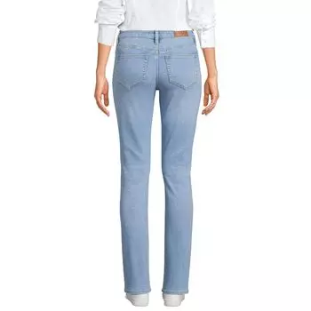 Прямые джинсы со средней посадкой Petite Lands' End Lands' End