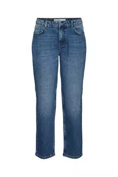 Прямые джинсы со средней посадкой Vero Moda, синий