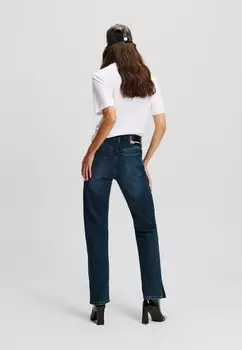 Прямые джинсы SPLIT HEM Karl Lagerfeld, синий