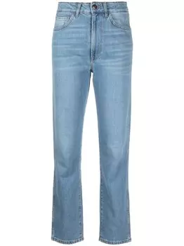 Прямые джинсы средней посадки 3x1, синий