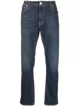 Прямые джинсы средней посадки ETRO, синий